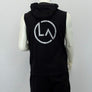 SLEEVELESS  FULL ZIP POCKETED HOODY